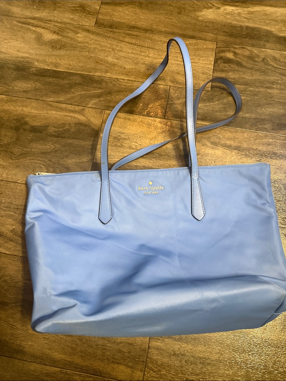 kate spade Light Blue Leather Tote